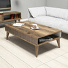 Kohvilaud Kalune Design Milan, 105 x 60 x 34.6 cm, pähkel