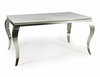 Konsoollaud Signal Prince, 150 x 90 x 75 cm, valge/kroom