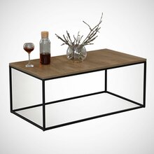 Diivanilaud Kalune Design Cosco, 95 x 55 x 43 cm, pruun/must
