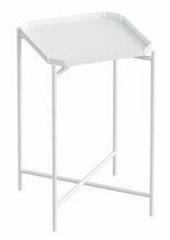 Kohvilaud Kalune Design SHB-008-B, 46 x 46 x 56 cm, must/valge