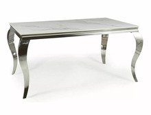 Konsoollaud Signal Prince, 150 x 90 x 75 cm, valge/kroom