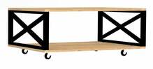 Diivanilaud Kalune Design Refia, 98 x 60 x 33.6 cm, pruun/must