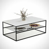 Diivanilaud Kalune Design Etna, 95 x 55 x 43 cm, valge