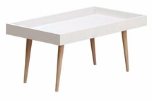 Kohvilaud Kalune Design Cross, 80 x 45 x 48.8 cm, valge