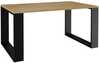 Diivanilaud Topeshop Modern Art CZ, 90 x 58 x 50 cm, tamm/must