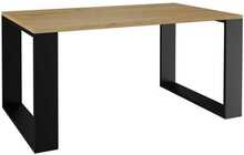 Diivanilaud Topeshop Modern Art CZ, 90 x 58 x 50 cm, tamm/must
