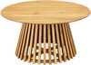 Diivanilaud Home4you Slatted, 80 x 80 x 40 cm, pruun