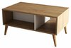 Kohvilaud Kalune Design Exxen 2074, 90 x 41.6 x 54 cm, tamm/valge