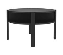 Kohvilaud Forte Tobago, 74.4 x 74.4 x 45.5 cm, must