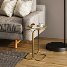 Kohvilaud Kalune Design SHB-001-B, 30 x 30 x 52 cm, kuldne