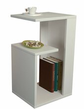 Külglaud Kalune Design Sister, 29.5 x 35 x 60 cm, valge