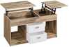 Kohvilaud Vasagle LCT210W01, 50 x 100 x 48 cm, valge