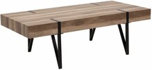 Kohvilaud Beliani Adena, 110 x 60 x 40 cm, pruun/must