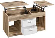 Kohvilaud Vasagle LCT210W01, 50 x 100 x 48 cm, valge