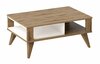 Kohvilaud Kalune Design Ionis, 90 x 60 x 40 cm, pruun/valge