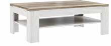 Diivanilaud Forte Duro, 120 x 74 x 43 cm, valge/pruun