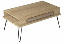 Diivanilaud Kalune Design Ekol, 105 x 56 x 45.8 cm, tamm, helepruun