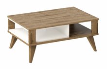 Kohvilaud Kalune Design Ionis, 90 x 60 x 40 cm, pruun/valge