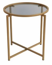 Diivanilaud Kalune Design S407K, kuldne, 50 x 50 x 50 cm