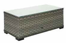 Aialaud Home4you Geneva, 105 x 51 x 39 cm, hall, alumiiniumraam plastikpunutisega
