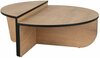 Kohvilaud Asir Orionas, 90 x 30 x 60 cm, 85 x 35 x 30 cm, must