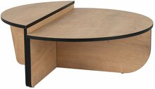 Kohvilaud Asir Orionas, 90 x 30 x 60 cm, 85 x 35 x 30 cm, must