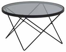 Diivanilaud Bendt Cuxton, 80 x 80 x 45 cm, must