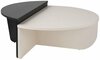 Kohvilaud Nordure Orion, 90 x 30 x 60 cm, must/valge