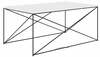 Kohvilaud ADRK Furniture Dante, 100 x 60 x 43 cm, kuldne/must