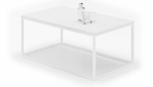 Diivanilaud ADRK Furniture Narisa, 100 x 60 x 43 cm, valge
