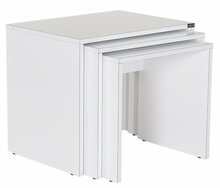 Kohvilaud Kalune Design SHP-103-PP-1, 36 x 45 x 42 cm, valge