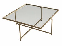Kohvilaud Kalune Design Sun S411, 85 x 85 x 35 cm, kuldne