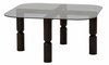Kohvilaud Kalune Design Kei, 80 x 80 x 40 cm, antratsiit/tumehall