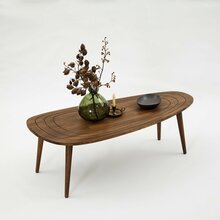 Kohvilaud Kalune Design Sweet, 50 x 115 x 38 cm, pähkel