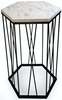 Kohvilaud Kalune Design Cetrus Marmo, 40 x 35 x 62 cm, valge/hall