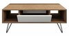 Kohvilaud Kalune Design Mistico, 120 x 60 x 45.6 cm, valge/pähkel