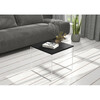 Diivanilaud ADRK Furniture Elena, 50 x 50 x 45 cm, must/valge