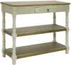 Abilaud Home4you Samira, 97 x 35 x 80,5 cm, valge/pruun