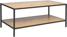 Diivanilaud Home4you Hedvig, 100 x 50 x 40cm, pruun/must