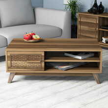 Kohvilaud Kalune Design Ayla, 105 x 60 x 38.2 cm, pähkel