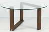 Diivanilaud Kalune Design Yuvarlak S300, 80 x 80 x 41 cm, pähkel