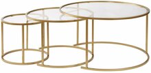 Diivanilaua komplekt Asir Aurum, 3 tk, kuldne