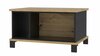 Diivanilaud Forte Trondheim, tamm/must, 80 x 55 x 44.6 cm