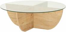 Kohvilaud Kalune Design Lily, 90 x 90 x 30 cm, tamm