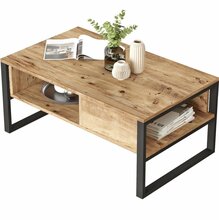 Kohvilaud Kalune Design ML34-A, 59.7 x 100 x 44.4 cm, pruun