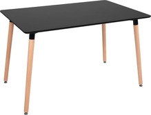 Diivanilaud Springos HF0016, 120 x 80 cm, must