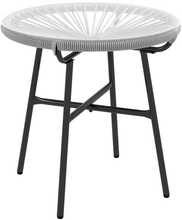 Bistro laud Outsunny, 50 x 50 x 50 cm, klaasist lauaplaat