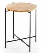 Kohvilaud Kalune Design SHB-004, 46 x 46 x 56 cm, must