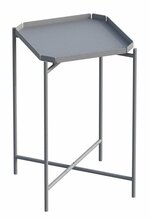 Kohvilaud Kalune Design SHB-008-C, 46 x 46 x 56 cm, hõbe/hall
