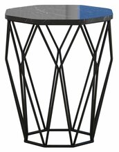 Kohvilaud Kalune Design Sofya Marble, 46 x 46 x 57 cm, must